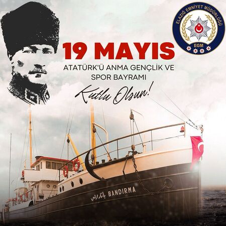 19 Mayıs Atatürk’ü Anma, Gençlik ve Spor Bayramı Kutlu Olsun! 