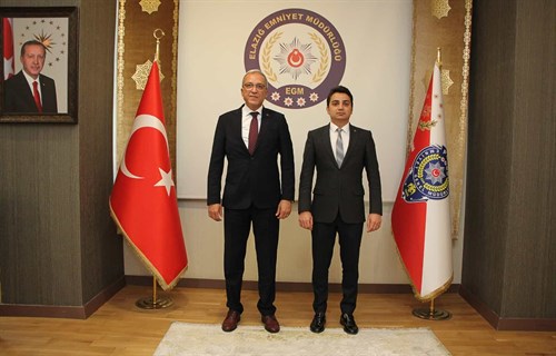 Vali Yardımcısı Sayın Ömer Faruk ATEŞ, İl Emniyet Müdürümüz Sayın Adnan KARAYEL’e nezaket ziyaretinde bulundular.